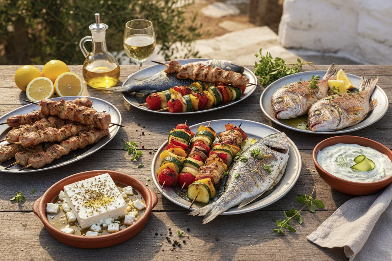 Barbecue : les secrets du barbecue à la grecque