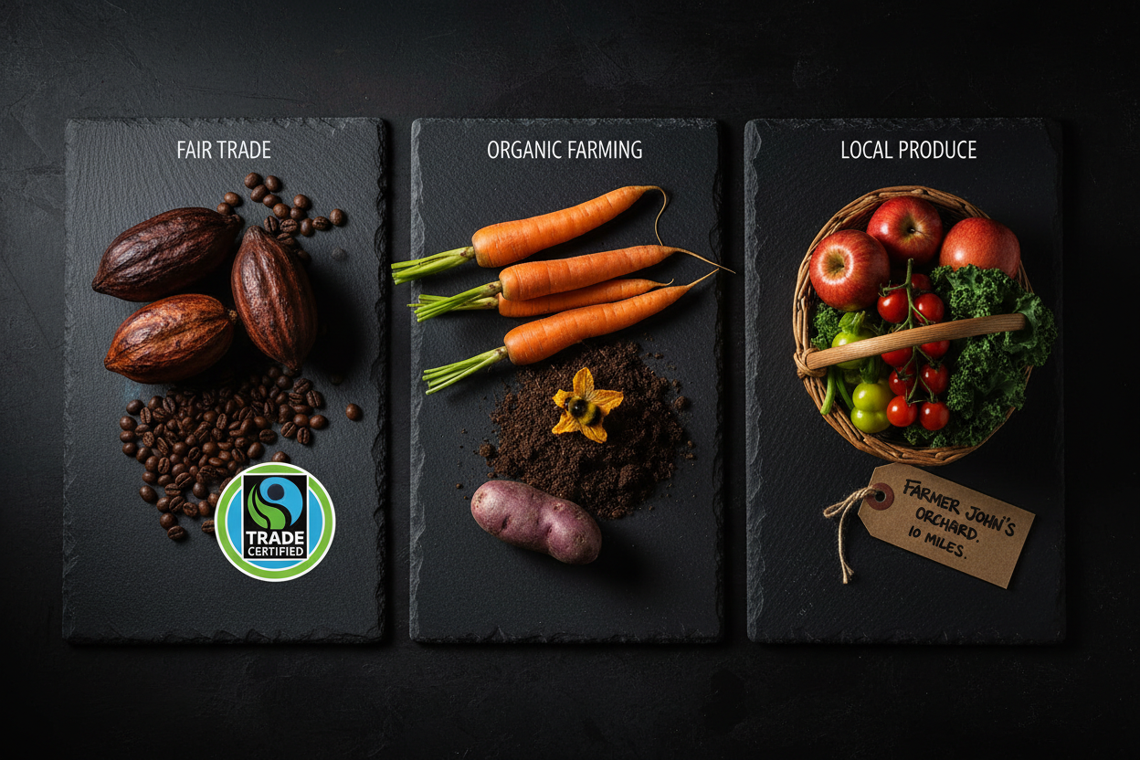 Commerce équitable, agriculture biologique ou produits locaux : que choisir ?