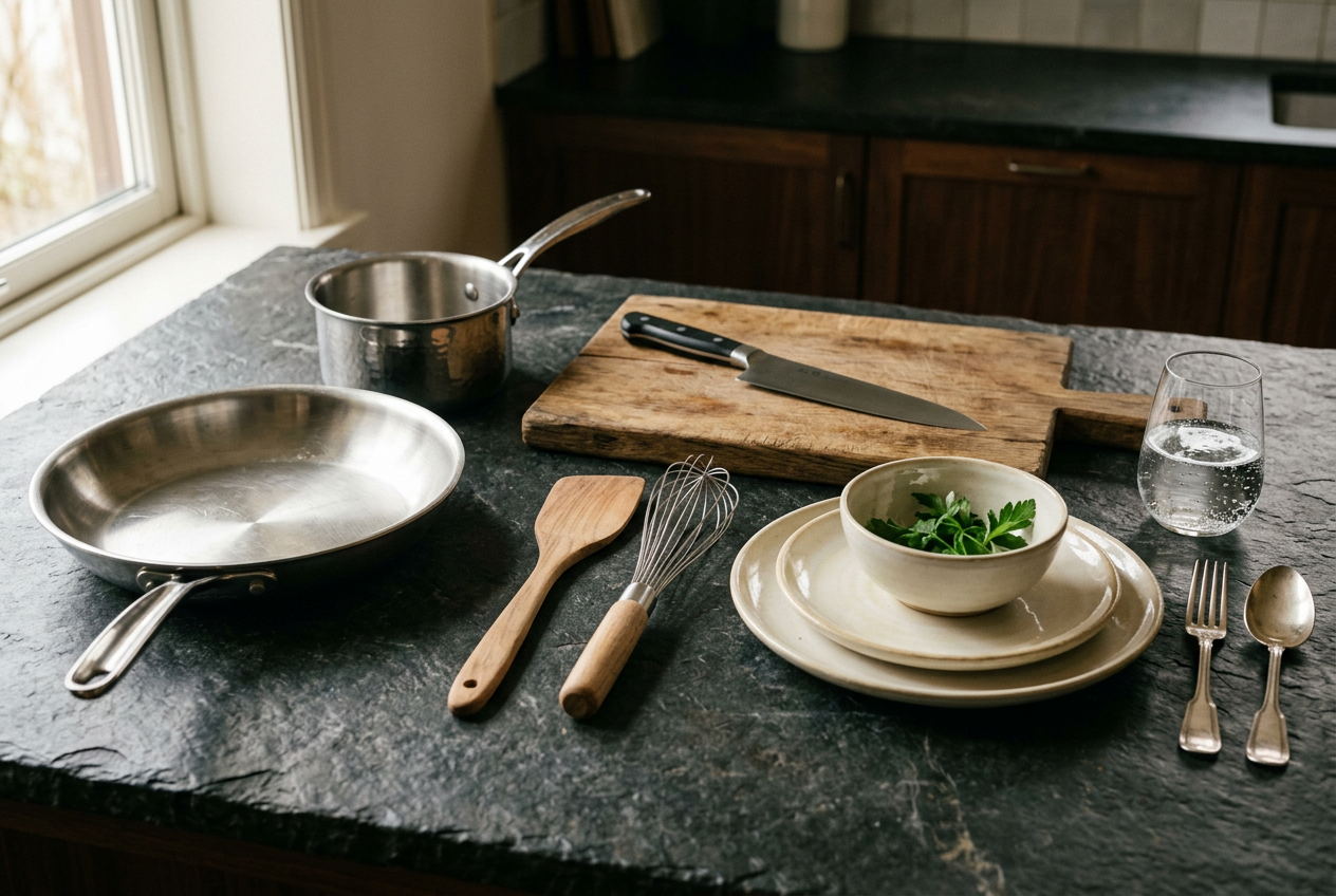 De quels ustensiles de cuisine et de quelle vaisselle avez-vous vraiment besoin ?