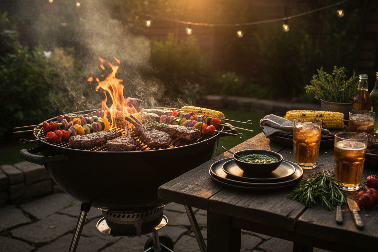 Cuisiner au barbecue : partager un repas en plein air