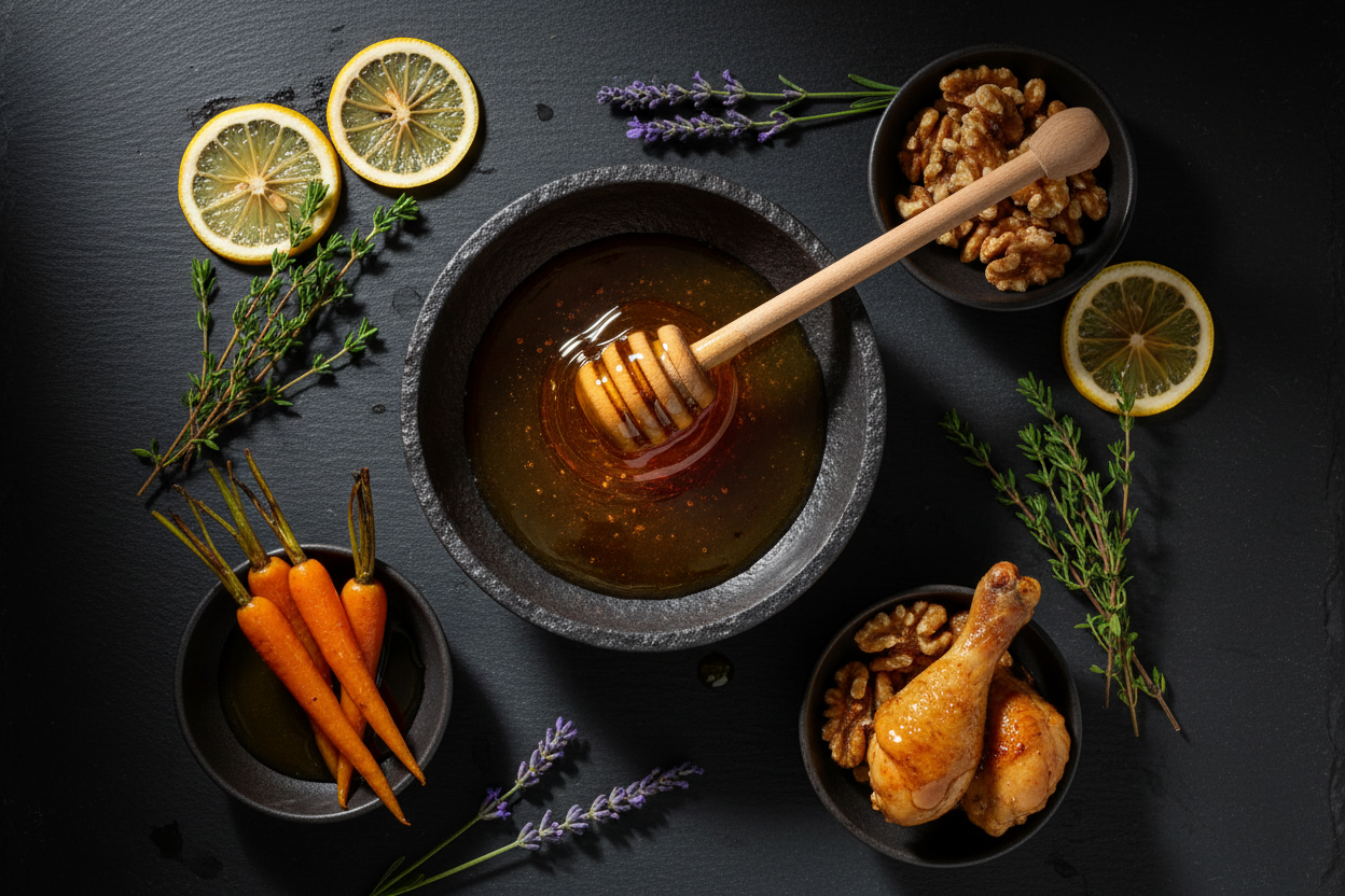 Cuisiner avec du miel : une alternative sucrée à utiliser avec méthode