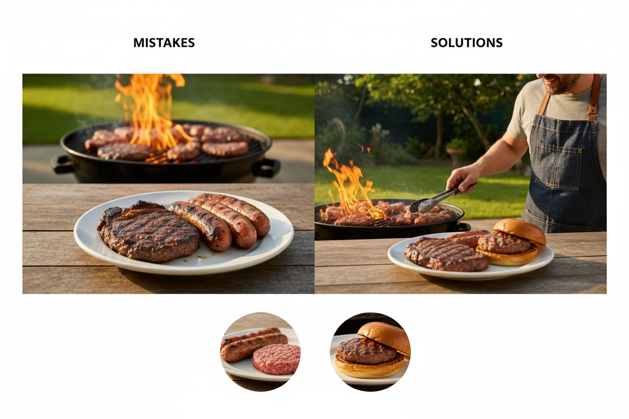 Les erreurs les plus courantes au barbecue et comment les éviter