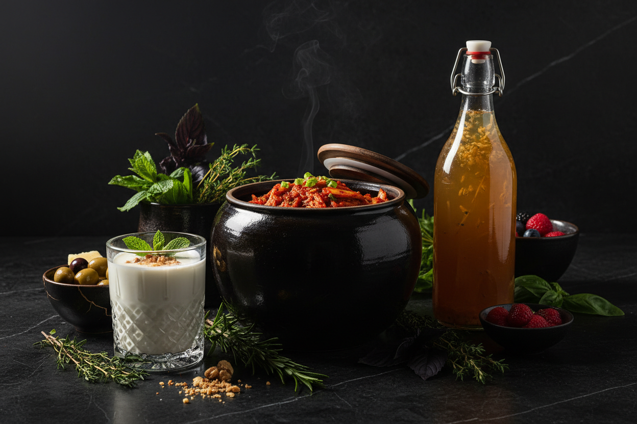 Fermentation 101 : Kimchi, Kéfir et Kombucha à la Maison