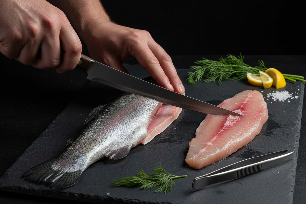 Filet de truite : lever les filets facilement, sans peau ni arêtes