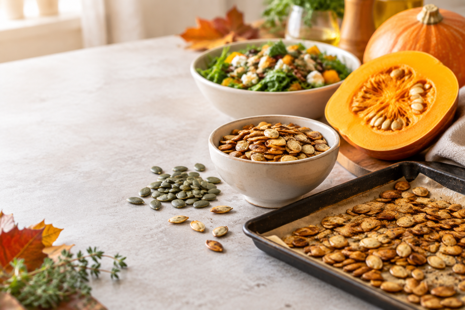 Comment préparer et cuisiner les graines de courge : recettes et astuces