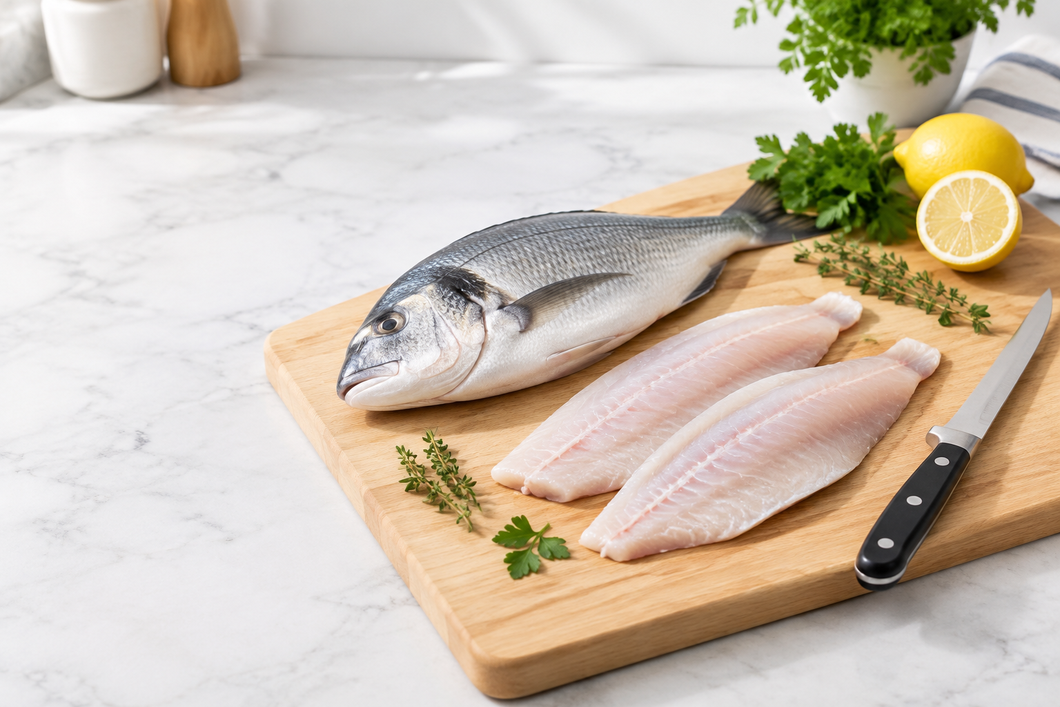 Comment nettoyer et lever les filets d’un poisson frais