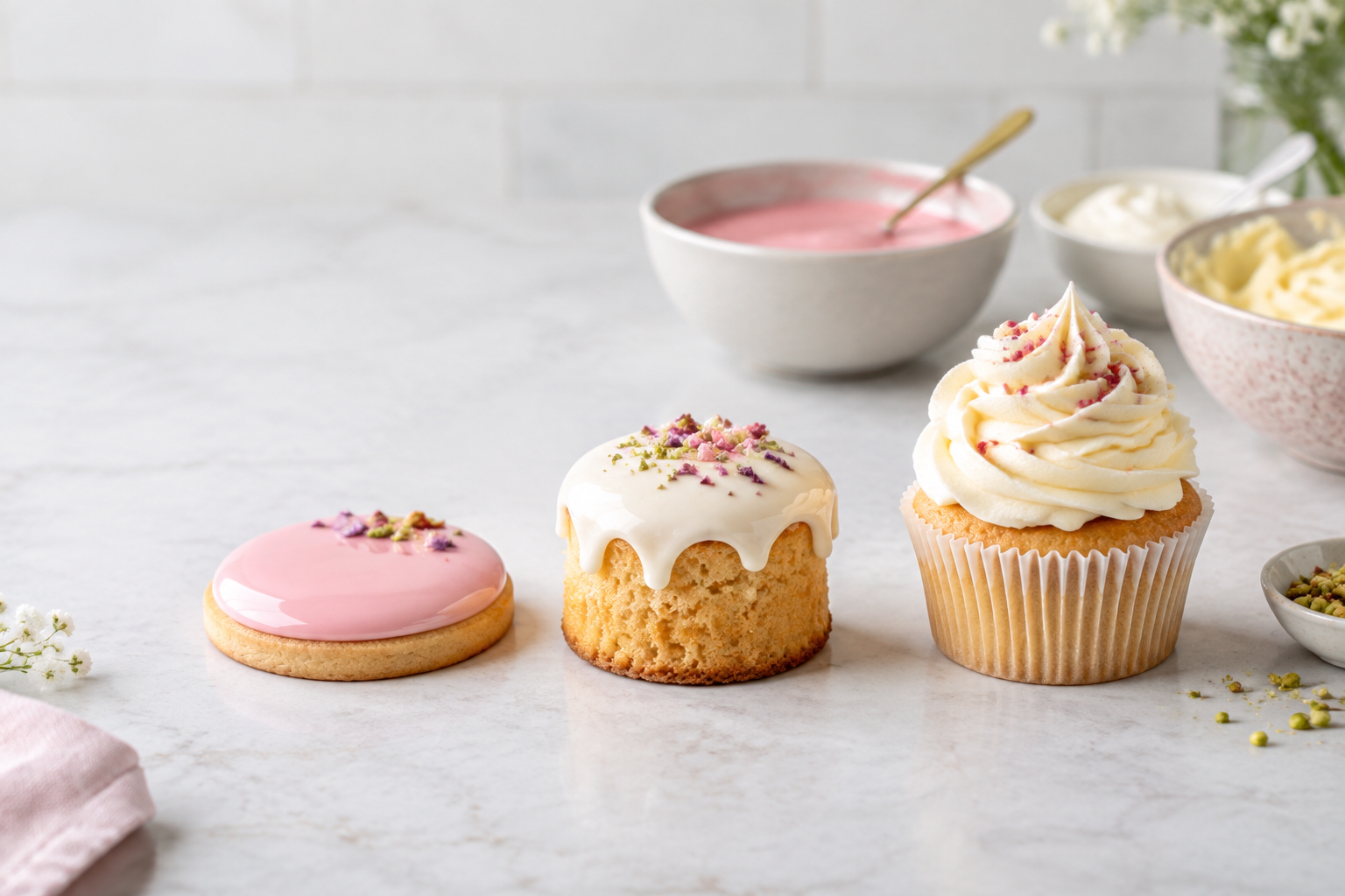 Glaçage, icing ou frosting : quelle différence en pâtisserie ?