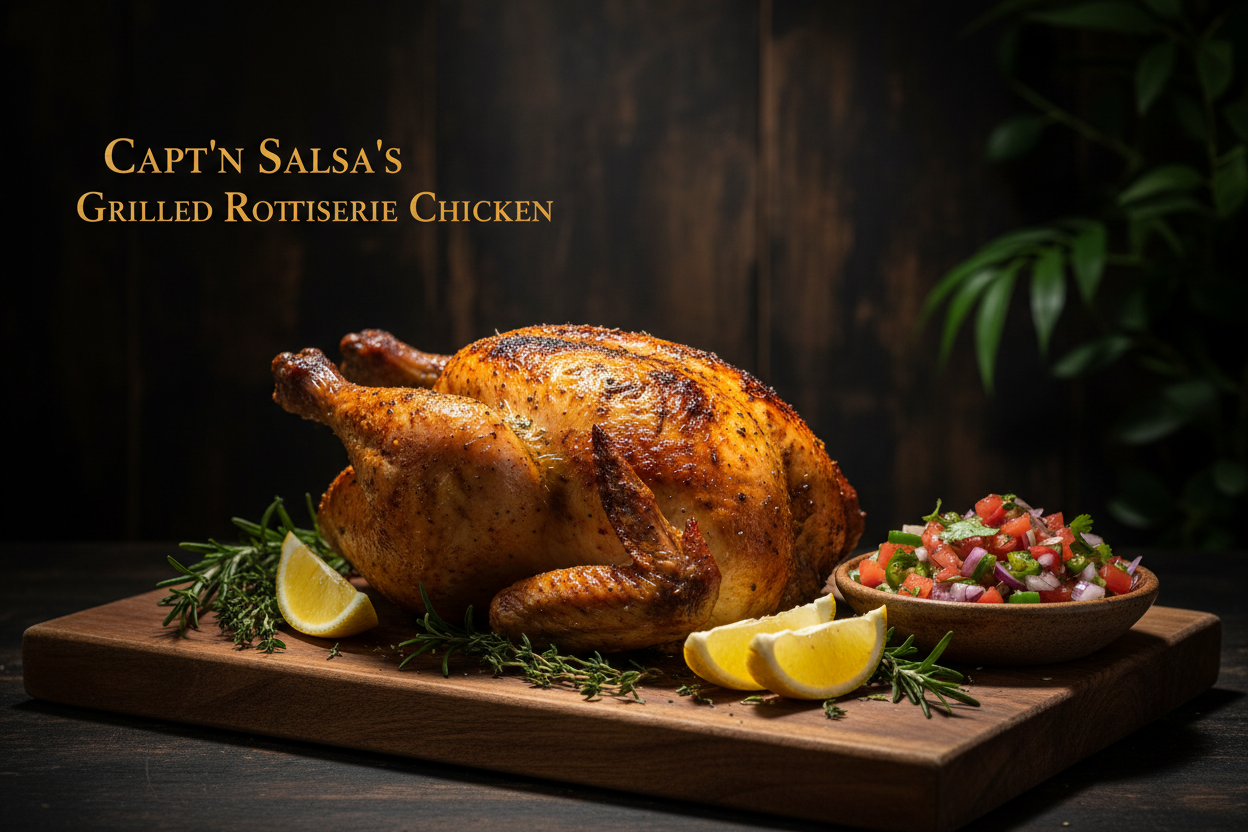 🍗 Le poulet rôti au gril du Capt'n Salsa