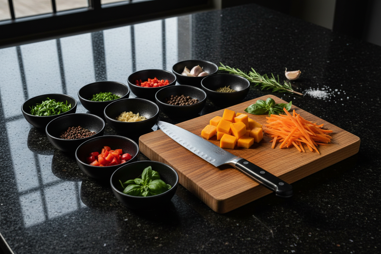 Préparer sa cuisine avant de cuisiner