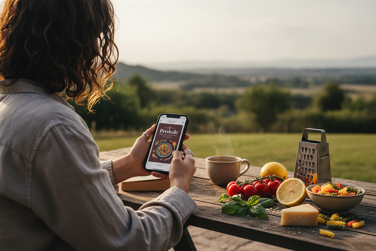 Recettes de cuisine, à tout moment et partout