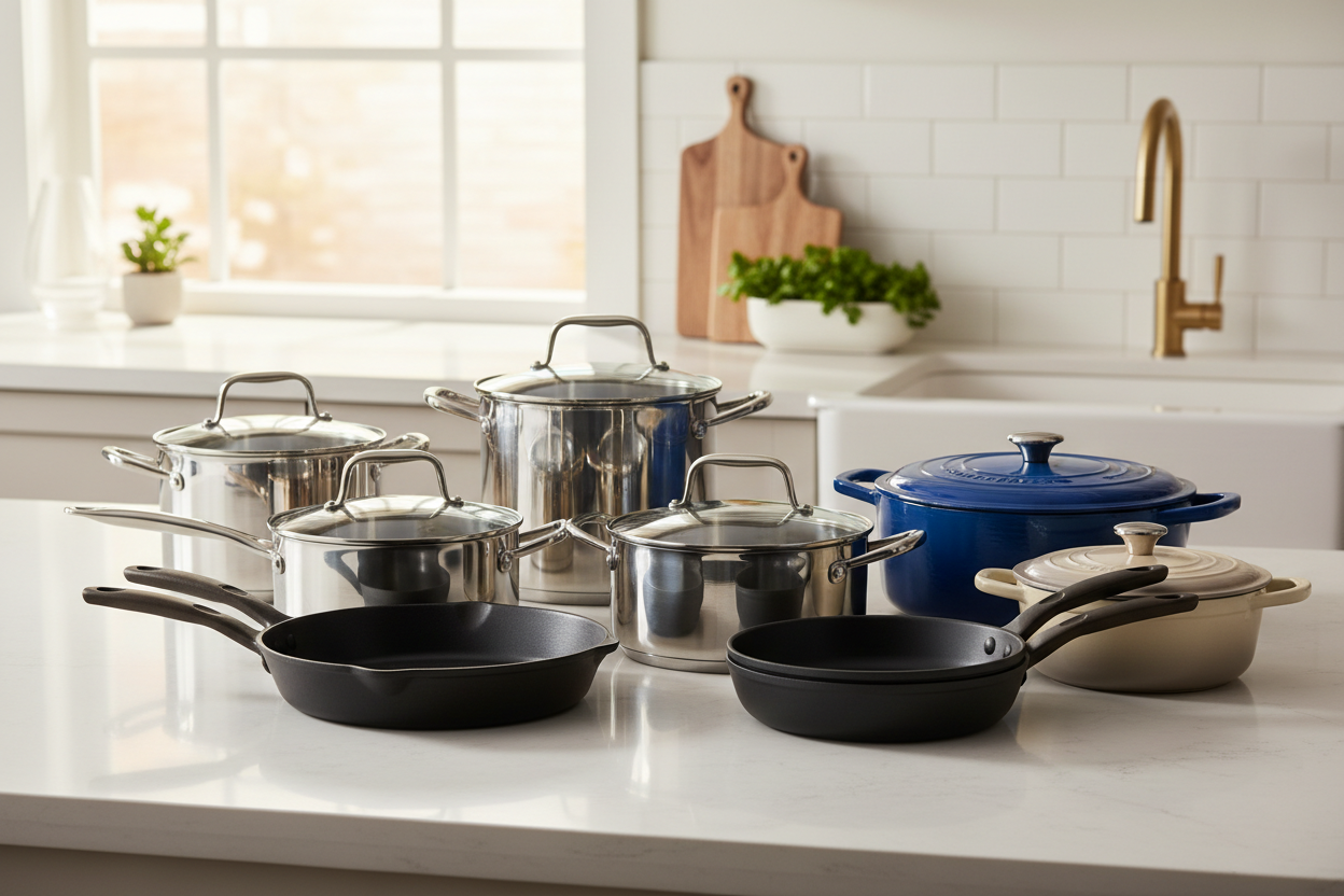Bien choisir ses ustensiles de cuisson : guide des casseroles, poêles et faitouts