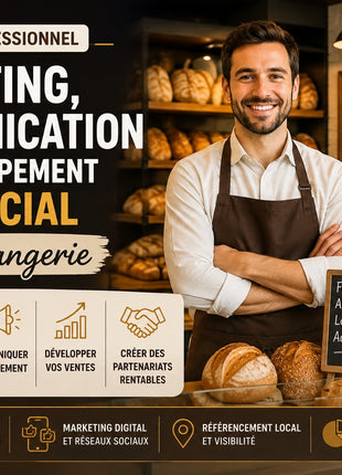 Marketing, communication et développement commercial d’une boulangerie