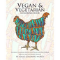Vegan & Vegetarian Coloring Book: An Adult Coloring Book of 40 Vegan and Vegetarian Quotes and Patterned Designs