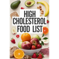 High Cholesterol Food List