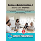 Business Adiministration (Business Adiministration) (Paper - I)(S.Y.B.Com, S.P. College, Sem.-IV)