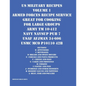 US Military Recipes Volume 1 Armed Forces Recipe Service Great for Cooking for Large Groups