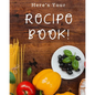 Here's Your Recipe Book!: A great size (8.5 x 11 in) - a nice size with enough writing space to jot down everything needed.