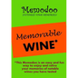 Memodoo Memorable Wine