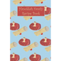 Hanukkah Family Recipe Book: Simple Blue Pomegranates Personal Write-In Cookbook